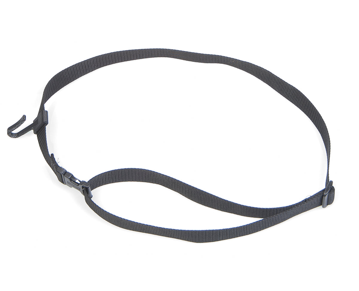 Scanner Hook Strap made of durable nylon webbing with breakaway connector for safety.