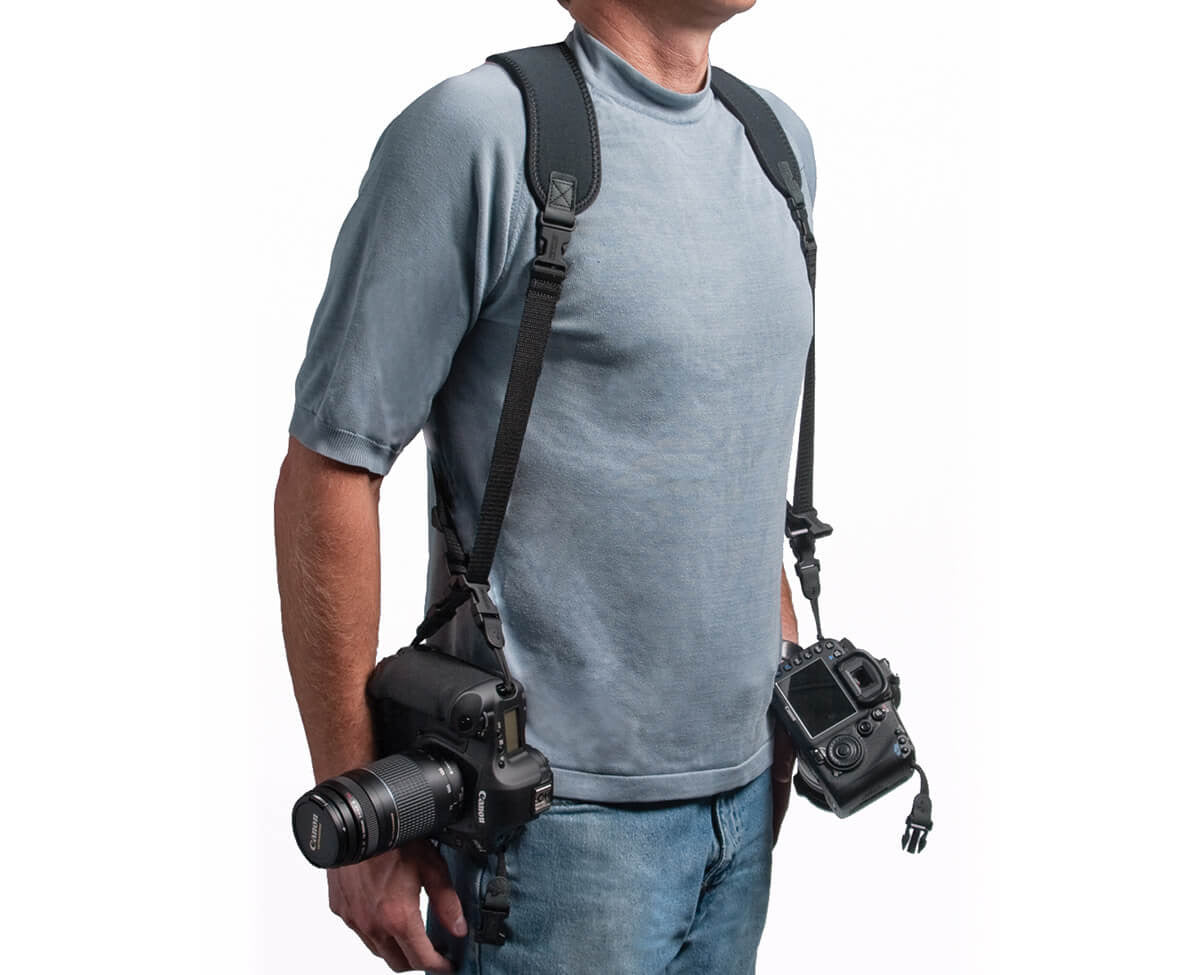  OP/TECH USA Utility Strap-Sling - Padded Neoprene Sling Camera  Straps for Photographers with Quick Disconnects and Control-Stretch System  (Black) : OP/TECH: Sports & Outdoors