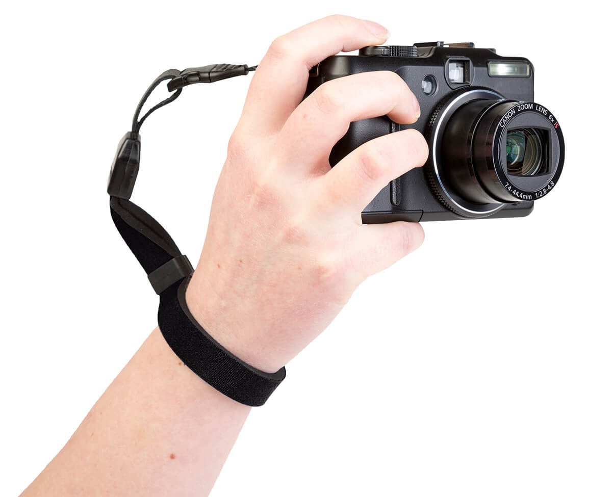 The Cam Strap™ - QD is an ideal wrist strap for small cameras and electronics