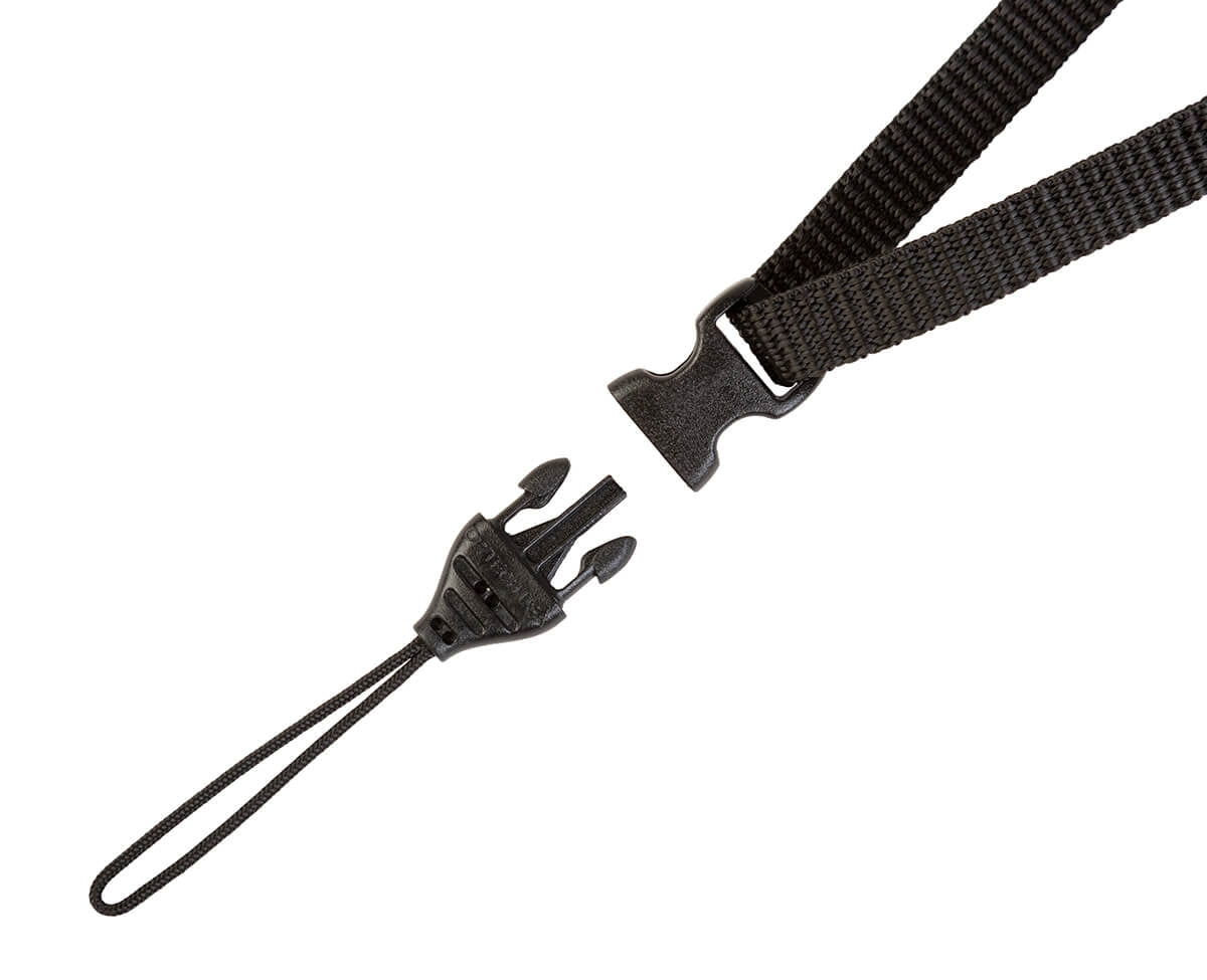 The 1.5mm Mini QD Loop™ attaches easily to the camera