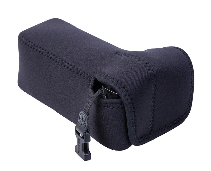 The padded neoprene Soft Pouch™ - Digital D-Series protects your camera (Uni-Loops not included)