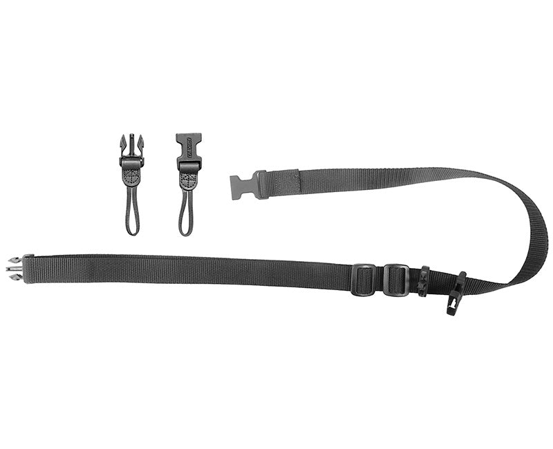 The Sling Strap Adaptor™ consists of two Uni-Loop Connectors and one webbing sling.
