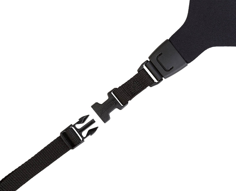 The quick disconnect makes the strap easy to attach and remove