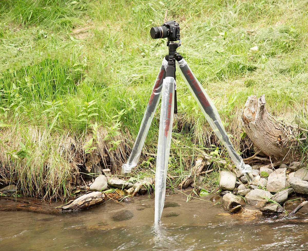 Tripod Sleeves™ are ideal protection against conditions where blowing sand and grit could otherwise damage the delicate mechanisms